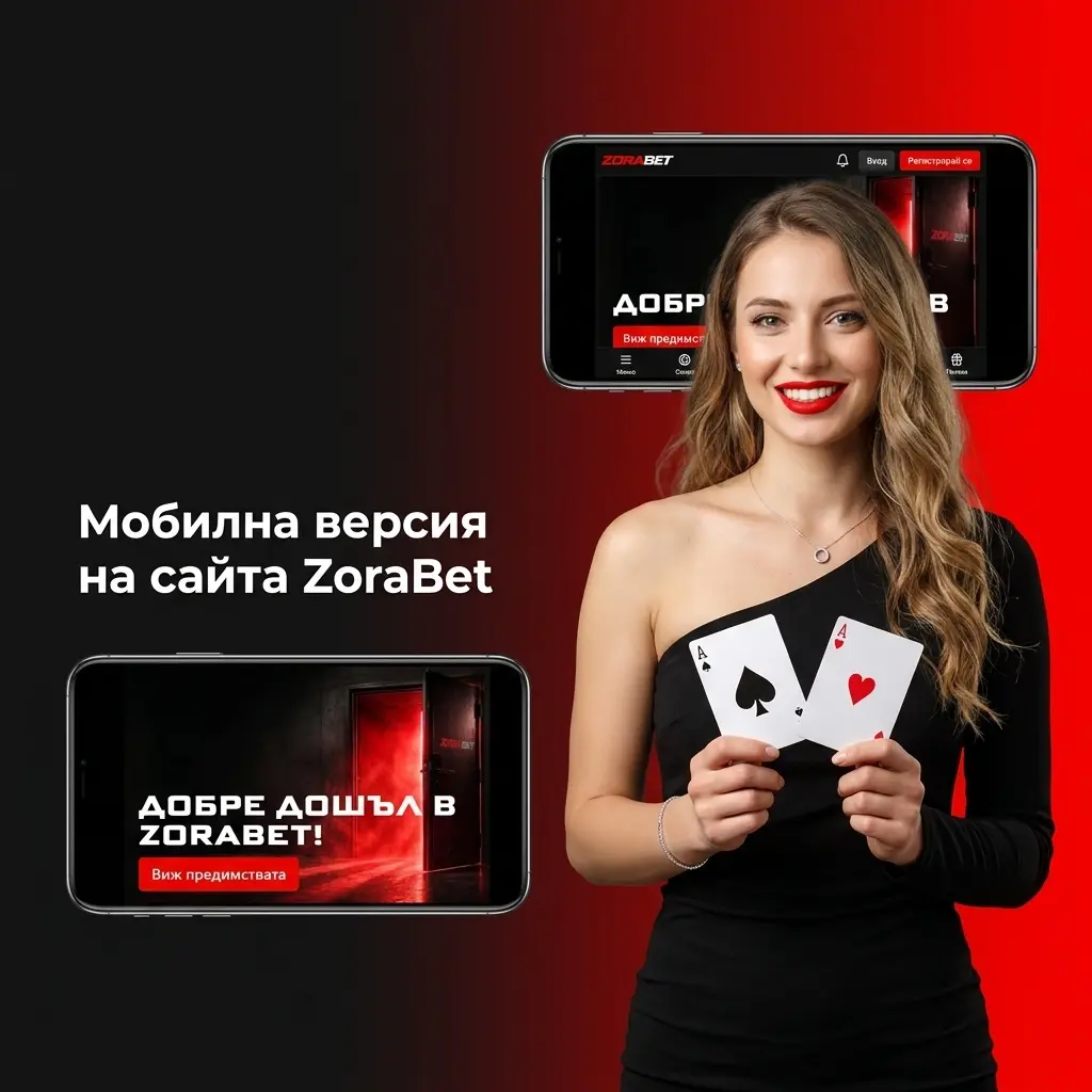 ZoraBet мобилна версия – залози и казино от браузъра на смартфон или таблет